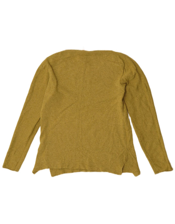 White Stuff Womens Boat Neck Jumper Sweater UK 12 Medium Green Viscose