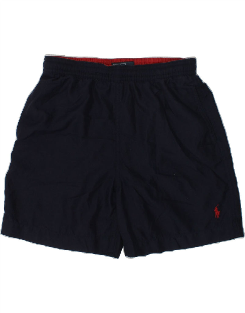 POLO RALPH LAUREN Boys Sport Shorts 6-7 Years Navy Blue Polyester | Vintage Polo Ralph Lauren | Thrift | Second-Hand Polo Ralph Lauren | Used Clothing | Messina Hembry 