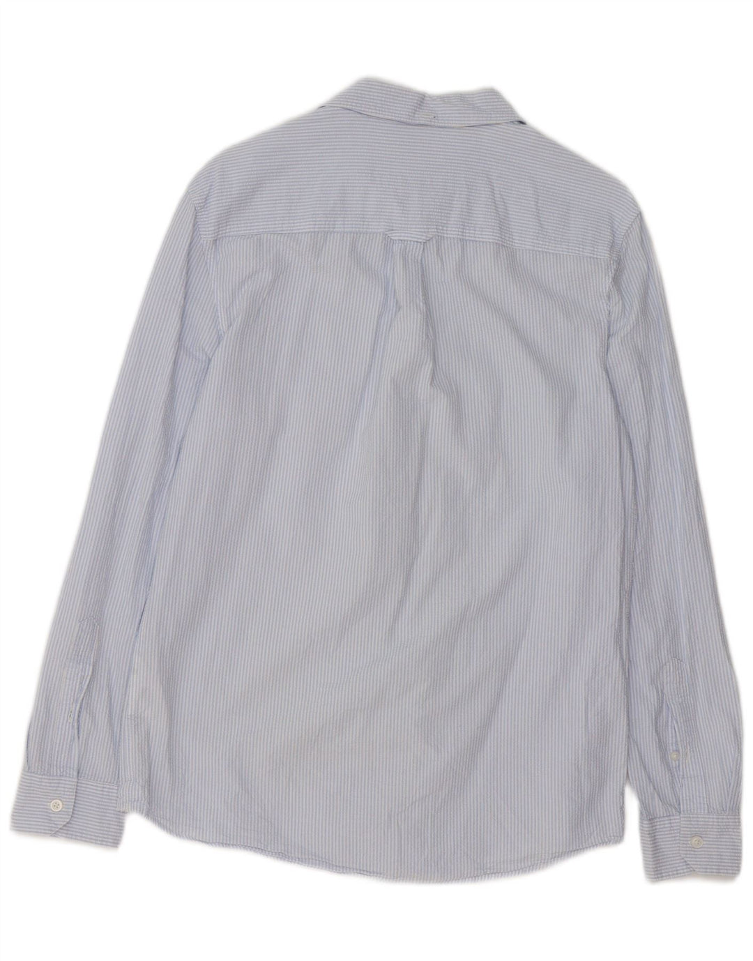 Jack Wills Mens Classic Fit Shirt Medium Blue Pinstripe Cotton