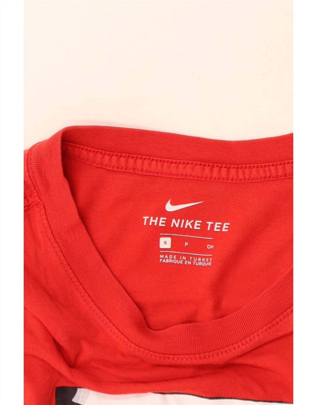 Nike Mens Graphic T-Shirt Top Small Red Cotton