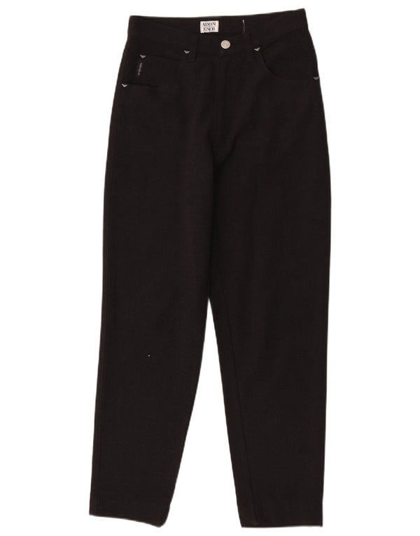 Armani Junior Boys Tapered Casual Trousers 11-12 Years W26 L26 Black
