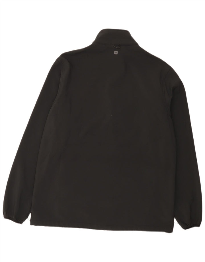 Mountain Warehouse Mens Tracksuit Top Jacket Large Black Polyester