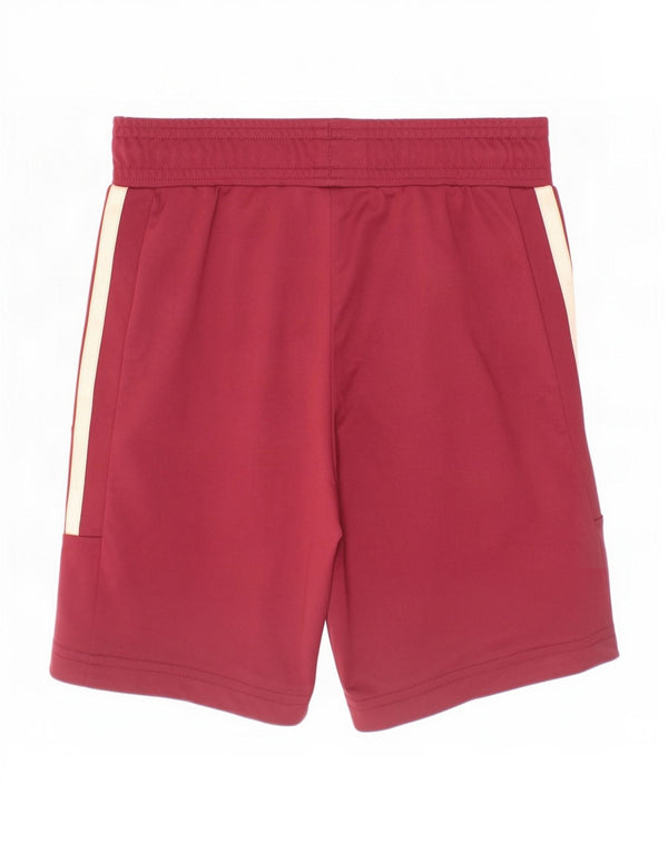 Adidas Girls Marvel Sport Shorts 6-7 Years Burgundy Polyester