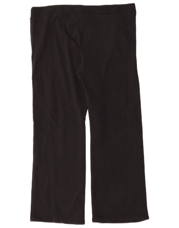 Ralph Lauren Womens Tracksuit Trousers UK 18 XL Black Cotton
