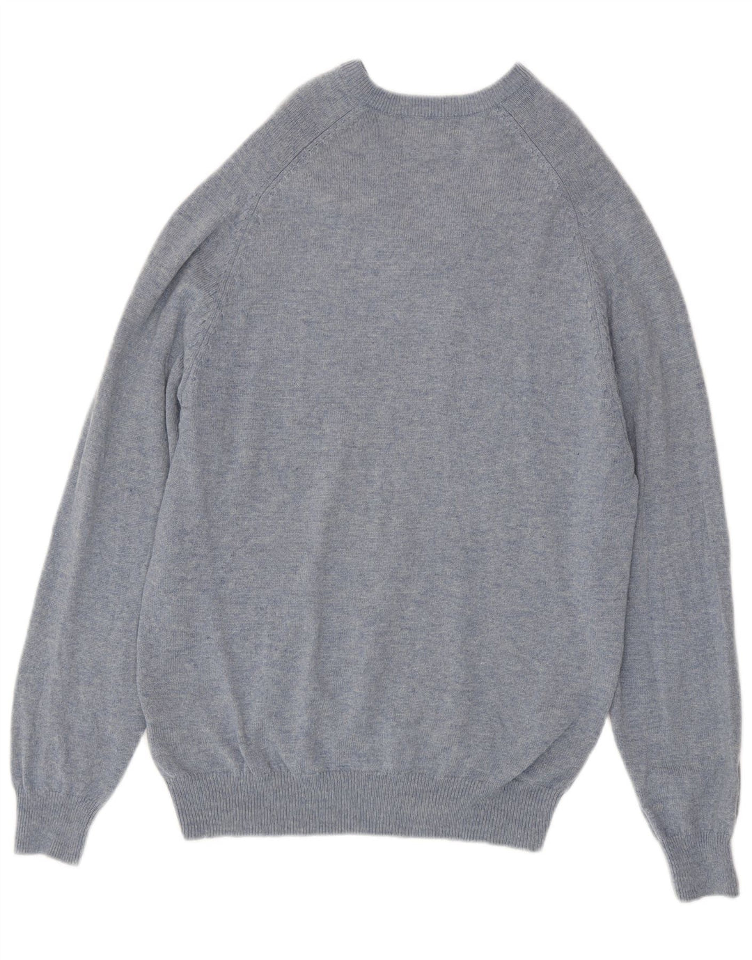 Marks & Spencer Mens Blue Harbour V-Neck Jumper Sweater Medium Blue
