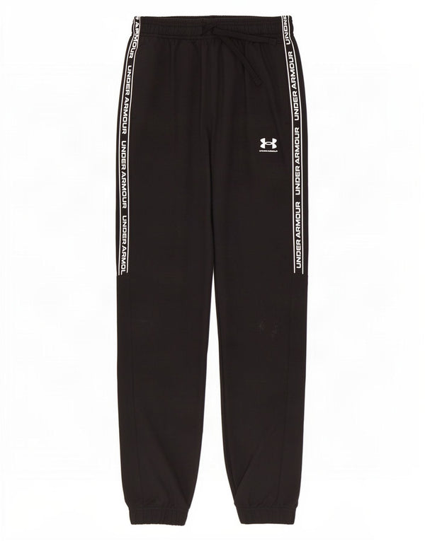 Under Armour Boys Tracksuit Trousers Joggers 11-12 Years Large Black