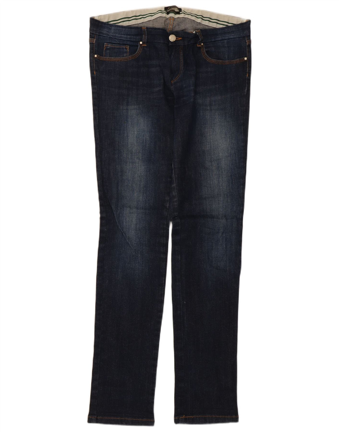 Massimo Dutti Womens Slim Jeans W30 L31 Navy Blue