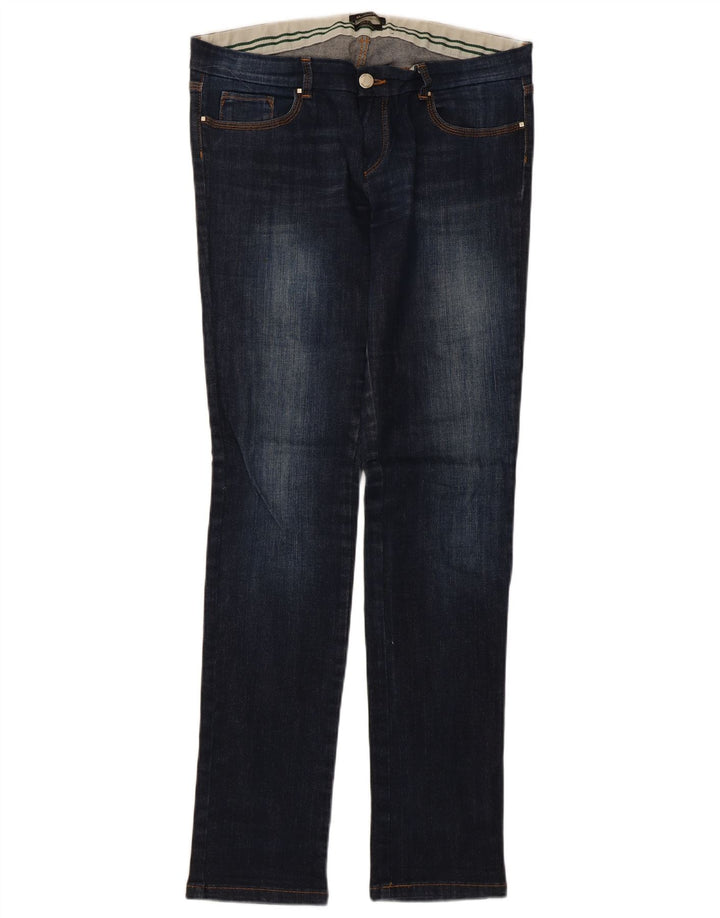 Massimo Dutti Womens Slim Jeans W30 L31 Navy Blue