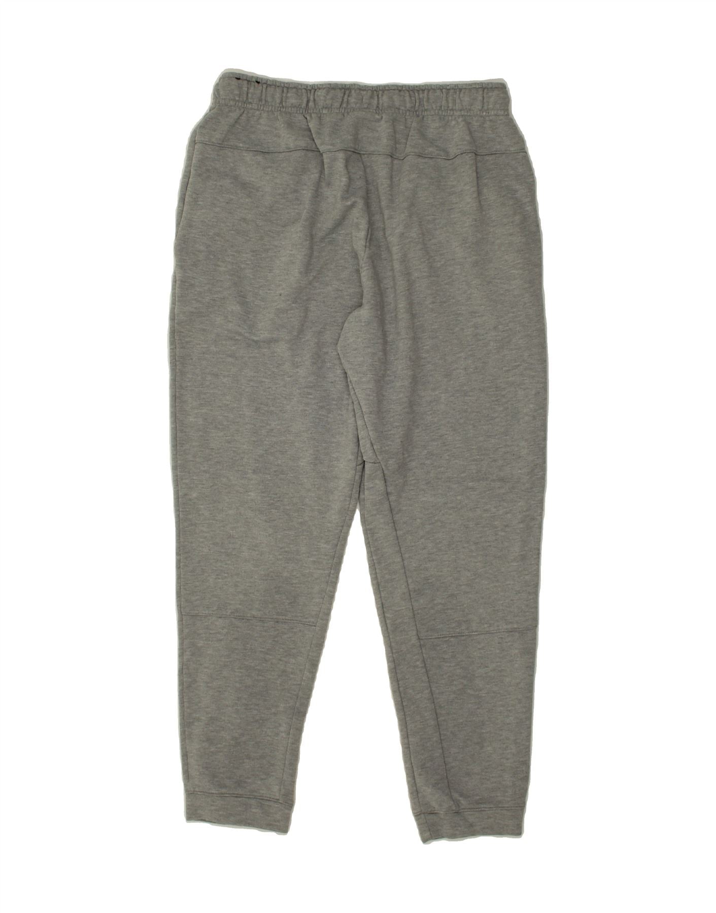 NIKE Mens Dri Fit Tracksuit Trousers Joggers Large Grey Polyester Vintage Second Hand Clothing Online Messina Hembry