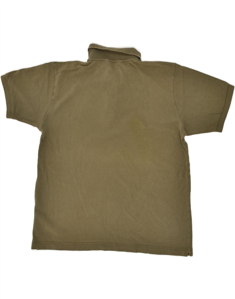 KAPPA Mens Polo Shirt Large Khaki Vintage Kappa and Second-Hand Kappa from Messina Hembry 