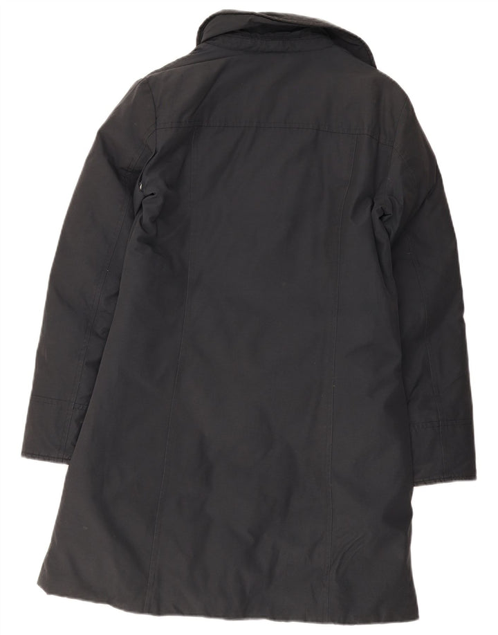 Woolrich Womens Padded Coat UK 10 Small Black Cotton
