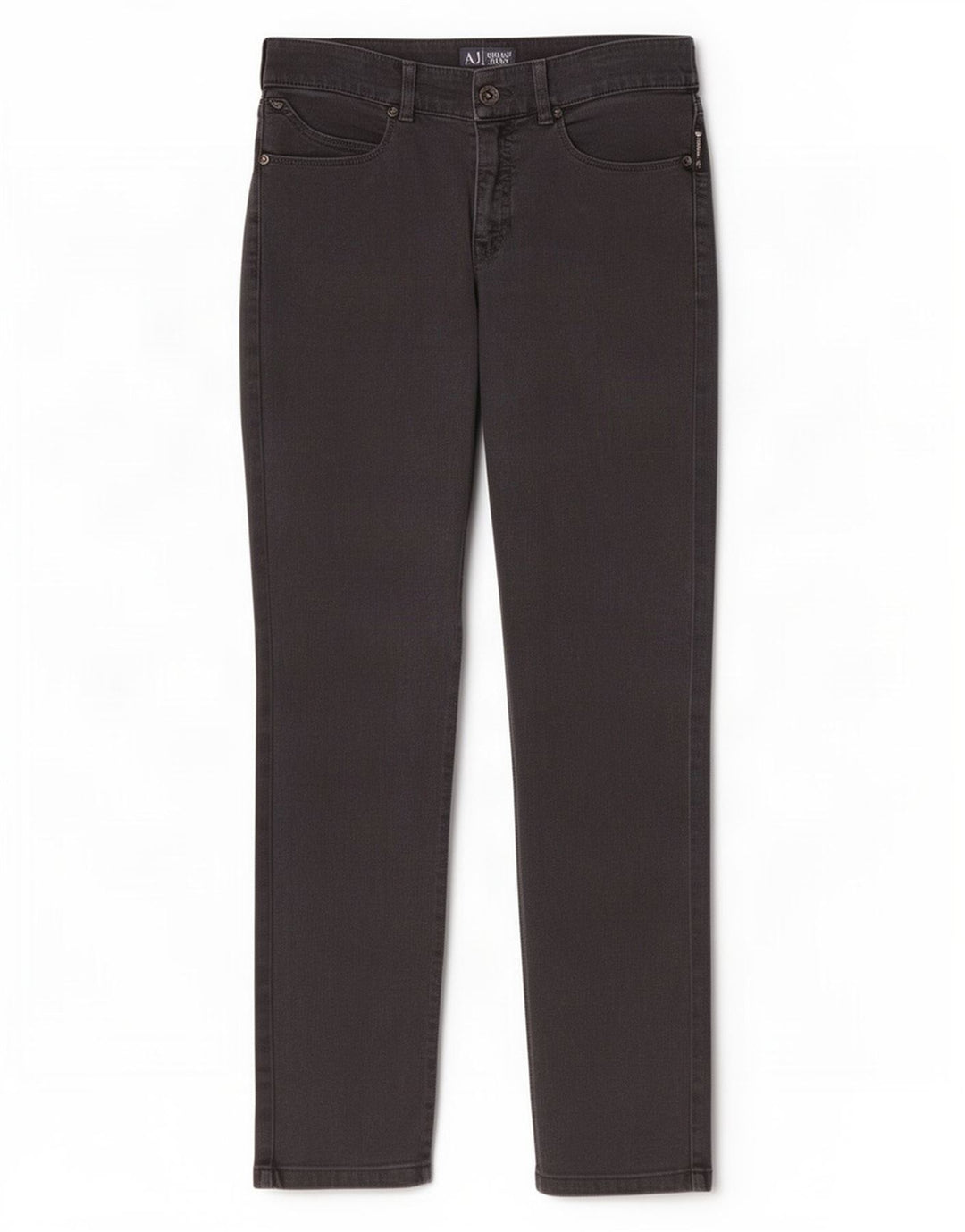 Armani Womens Slim Jeans W27 L28 Grey Cotton