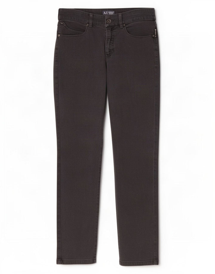 Armani Womens Slim Jeans W27 L28 Grey Cotton