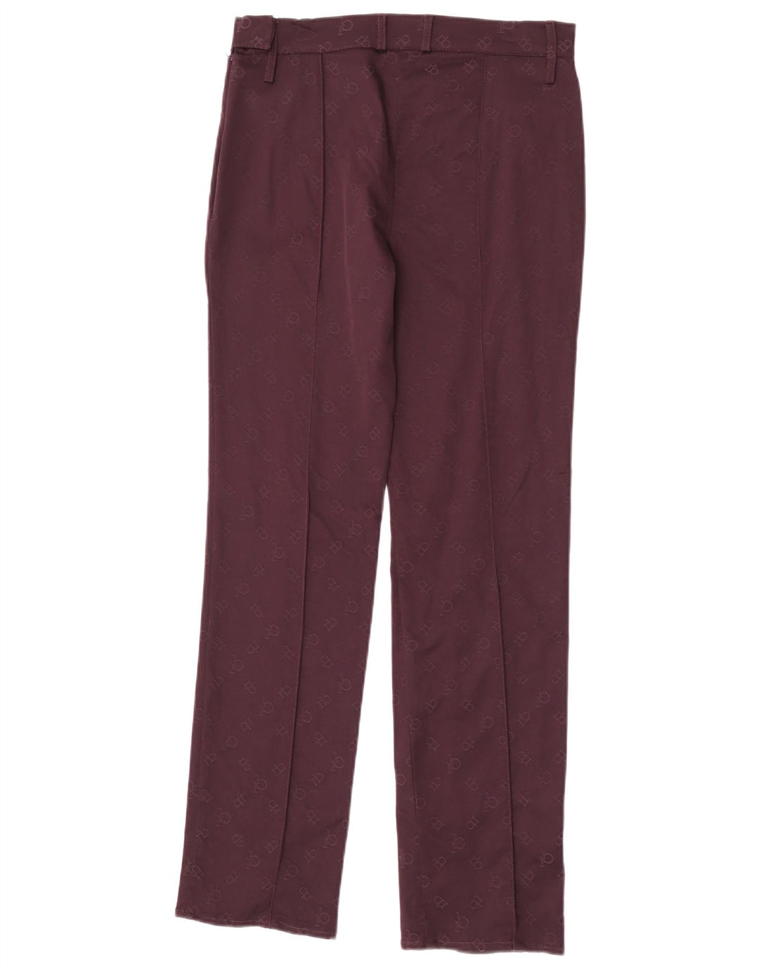 Roccobarocco Womens Abstract Pattern Casual Trousers IT 44 Medium W30 L30 B