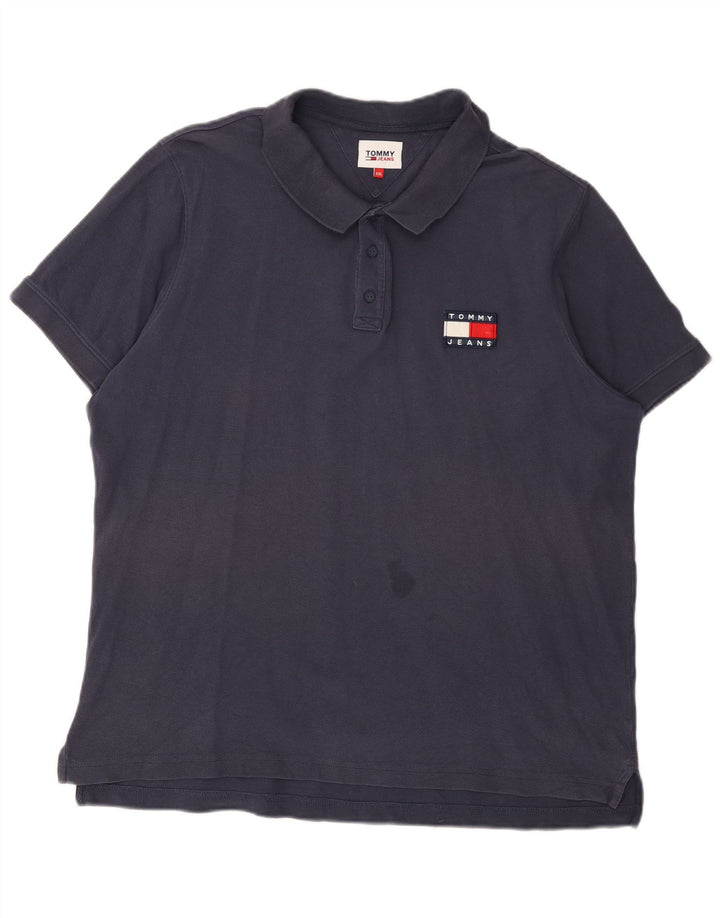 Tommy Hilfiger Mens Polo Shirt 2XL Navy Blue