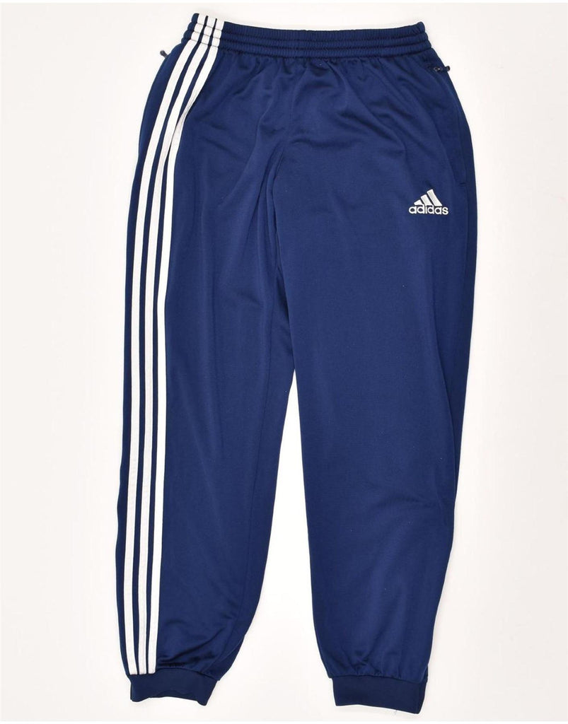 ADIDAS Mens Tracksuit Trousers Joggers UK 38/40 Medium Blue Polyester Vintage Adidas and Second-Hand Adidas from Messina Hembry 