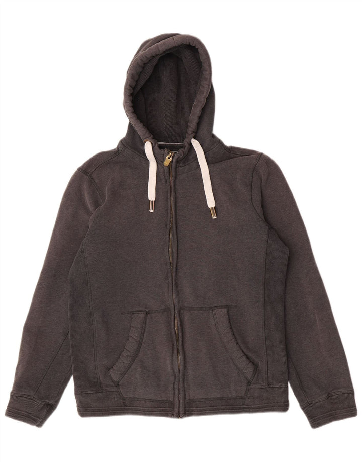 Fat Face Mens Zip Hoodie Sweater Large Grey Cotton