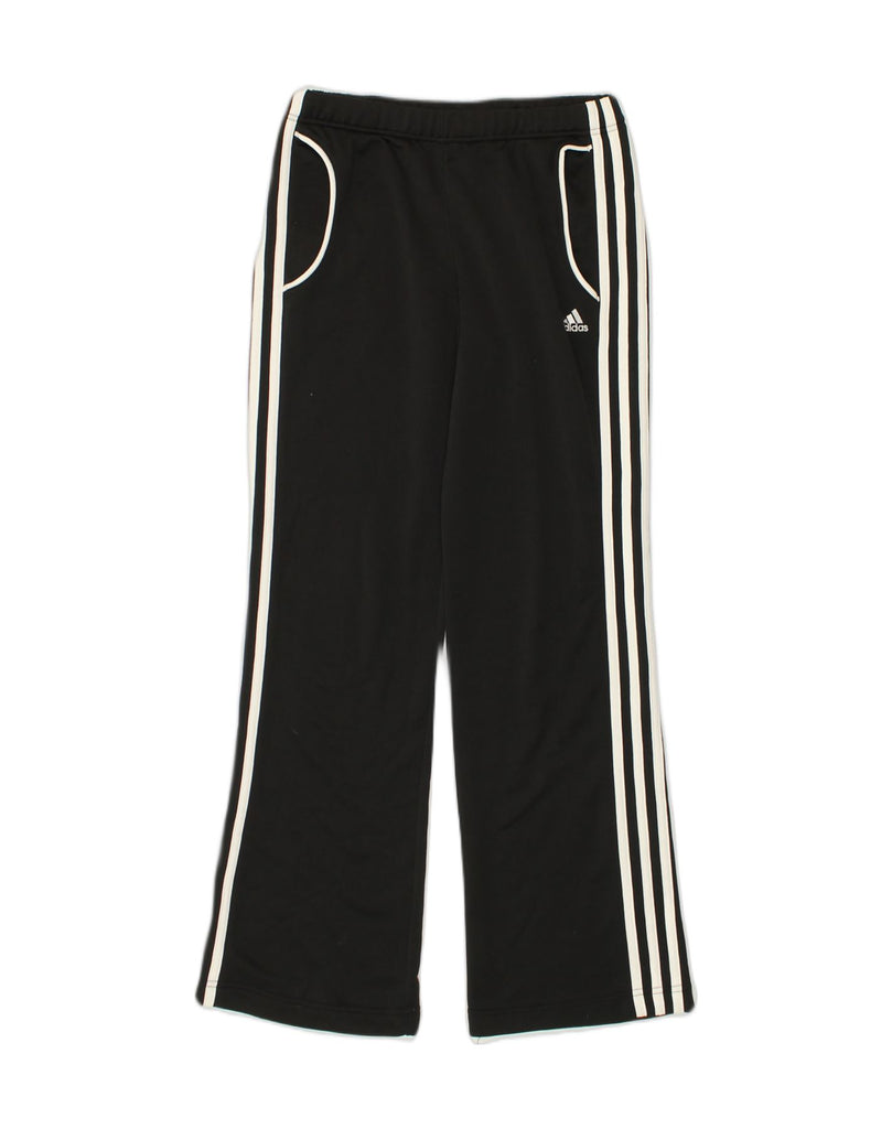 ADIDAS Girls Tracksuit Trousers 13-14 Years XL Black Polyester | Vintage Adidas | Thrift | Second-Hand Adidas | Used Clothing | Messina Hembry 