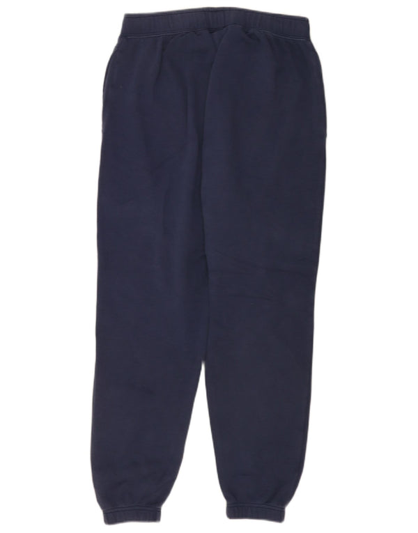 Nike Mens Graphic Tracksuit Trousers Joggers Small Navy Blue Cotton