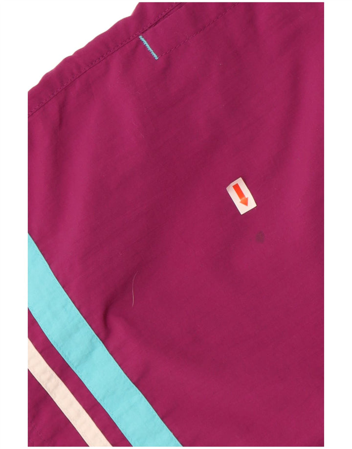 FILA Mens Sport Shorts Medium  Purple Striped Polyamide