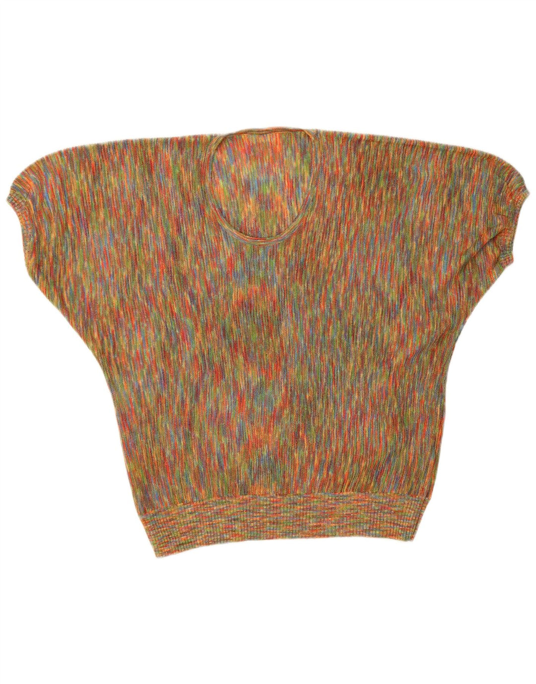 Vintage Womens Blouse Top UK 12 Medium Multicoloured Flecked