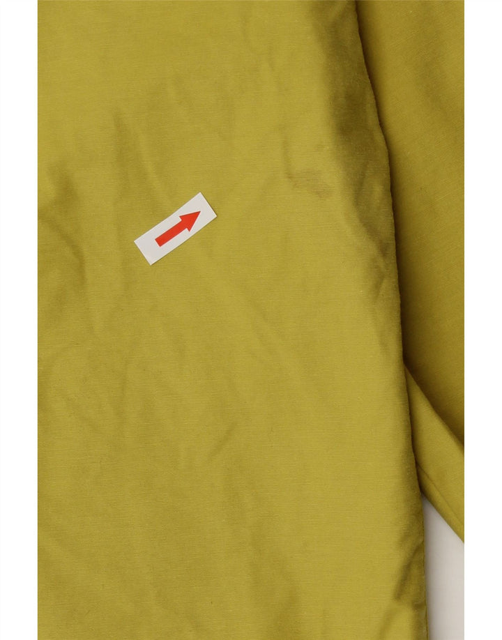 Vintage Womens Hooded Utility Jacket UK 16 Large Yellow