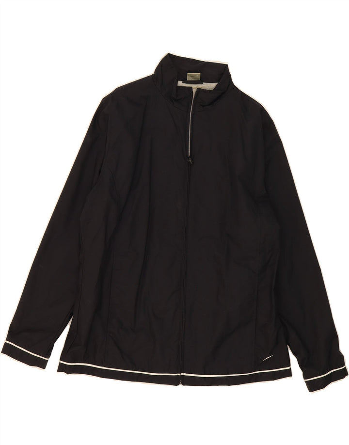NIKE Womens Tracksuit Top Jacket US 16/18 XL Black Nylon Vintage Nike and Second-Hand Nike from Messina Hembry 