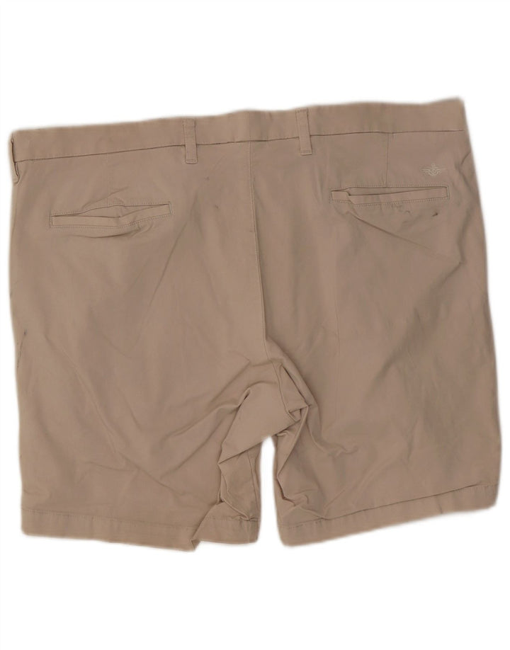 DOCKERS Mens Chino Shorts W44 2XL  Beige Cotton