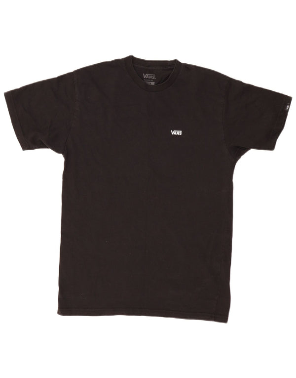 Vans Mens Classic Fit T-Shirt Top Medium Black Cotton