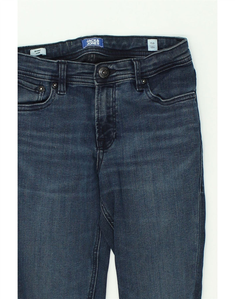 JACK & JONES Girls Liam Skinny Jeans 12-13 Years W26 L27 Blue Cotton | Vintage Jack & Jones | Thrift | Second-Hand Jack & Jones | Used Clothing | Messina Hembry 