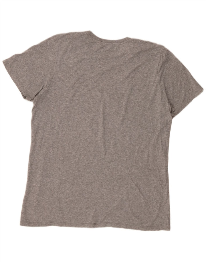 Nike Mens Athletic Cut Graphic T-Shirt Top Large Grey