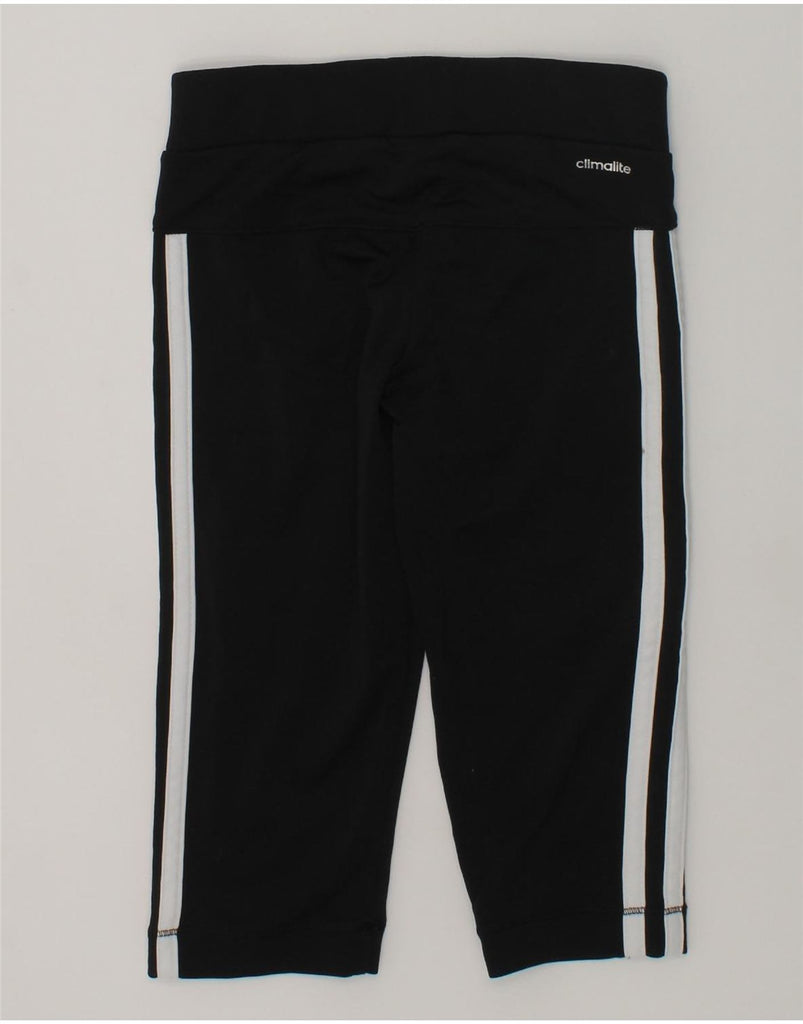 ADIDAS Girls Climalite Tracksuit Trousers 5-6 Years Black Polyester | Vintage Adidas | Thrift | Second-Hand Adidas | Used Clothing | Messina Hembry 