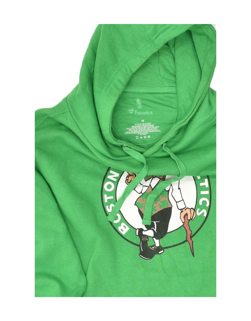 FANATICS Mens Boston Celtics Graphic Hoodie Jumper Medium Green Cotton | Vintage Fanatics | Thrift | Second-Hand Fanatics | Used Clothing | Messina Hembry 