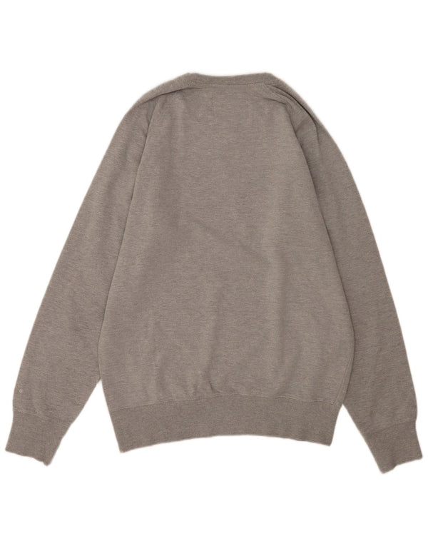 Diadora Mens Graphic Sweatshirt Jumper Medium Grey Cotton