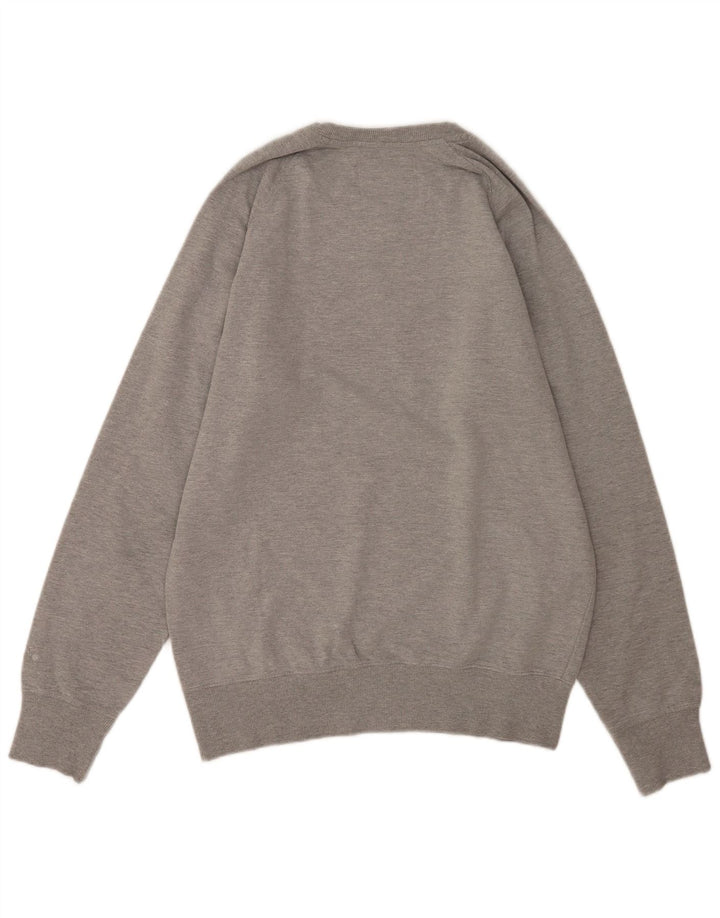 Diadora Mens Graphic Sweatshirt Jumper Medium Grey Cotton