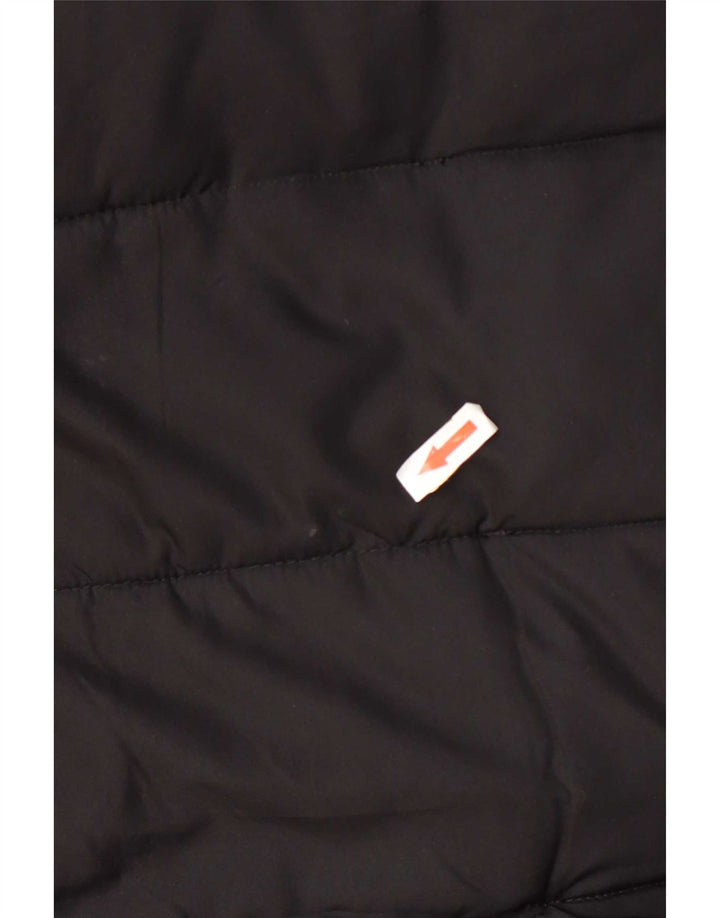 Hobbs Womens Hooded Padded Coat UK 12 Medium Black Polyester