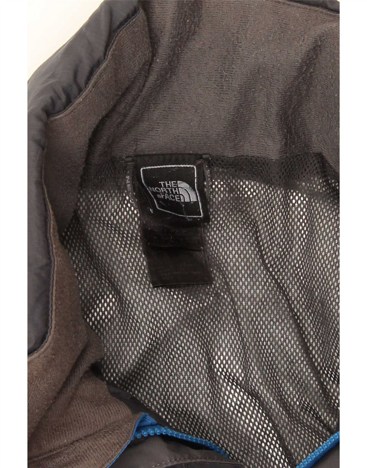 The North Face Mens Rain Jacket UK 38 Medium Blue Colourblock