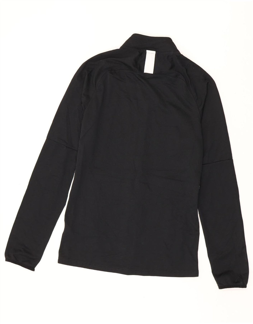 NIKE Mens Dri Fit Tracksuit Top Jacket Small Black Colourblock Polyester