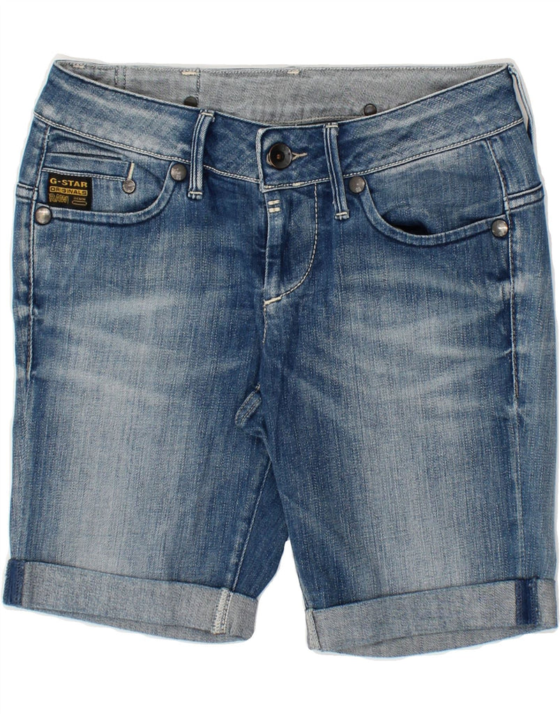 G-STAR Womens Denim Shorts W27 Small  Blue Cotton Vintage G-Star and Second-Hand G-Star from Messina Hembry 