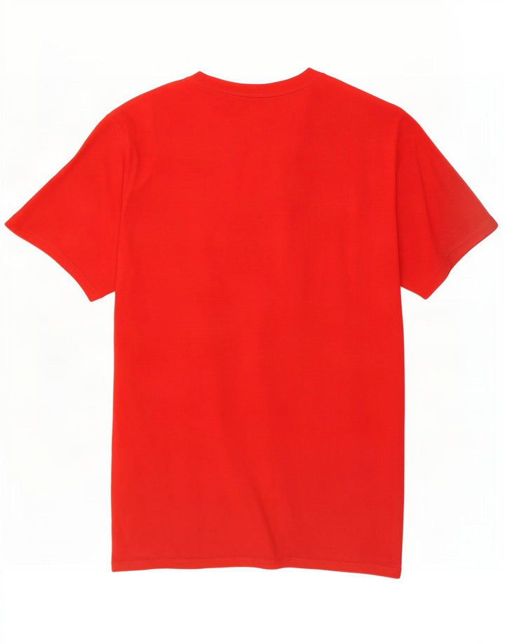 Champion Mens Graphic T-Shirt Top Small Red Cotton