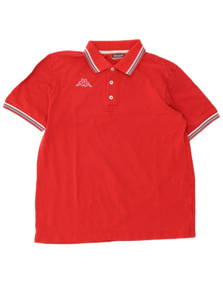 Kappa Mens Polo Shirt Large Red