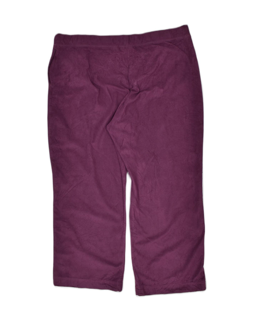 L.L.BEAN Mens Tracksuit Trousers XL Burgundy Polyester | Vintage L.L.Bean | Thrift | Second-Hand L.L.Bean | Used Clothing | Messina Hembry 