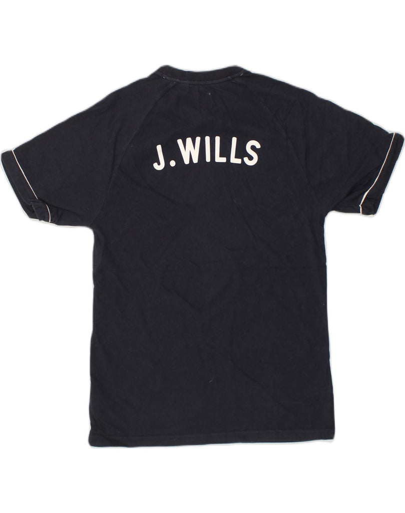 JACK WILLS Mens Graphic T-Shirt Top Medium Navy Blue Cotton | Vintage Jack Wills | Thrift | Second-Hand Jack Wills | Used Clothing | Messina Hembry 