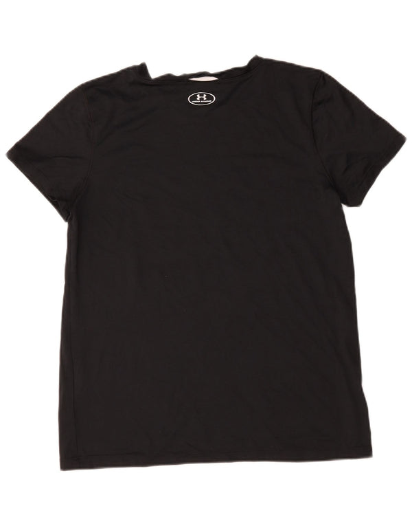 Under Armour Womens Graphic T-Shirt Top UK 14 Medium Black