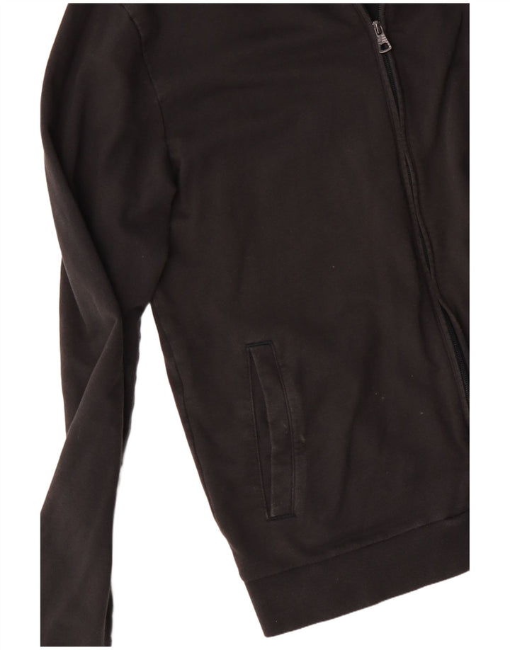 Emporio Armani Mens Tracksuit Top Jacket Medium Black Cotton