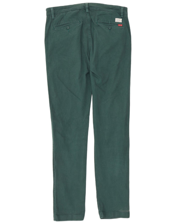 Levi's Mens Slim Tapered Chino Trousers W34 L34 Green
