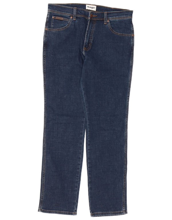 Wrangler Mens Texas Slim Jeans W33 L32 Blue