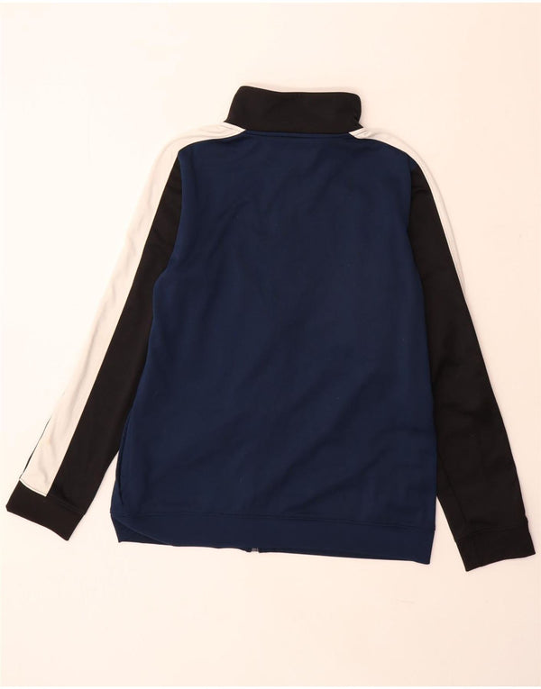 UNDER ARMOUR Boys Tracksuit Top Jacket 13-14 Years XL  Black Colourblock