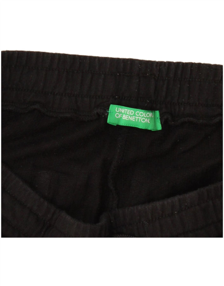 Benetton Mens Sport Shorts Small Black