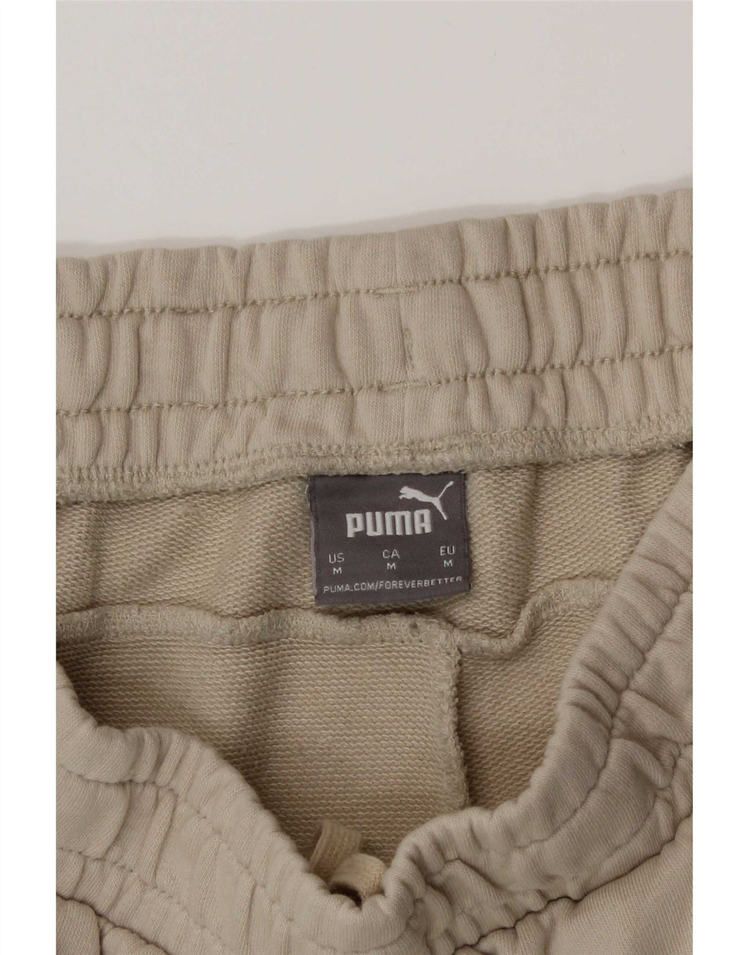 Puma Mens Sport Shorts Medium Beige Cotton